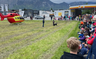 Mantrail-Vorführung beim Tag der offenen Tür in Kirchbichl